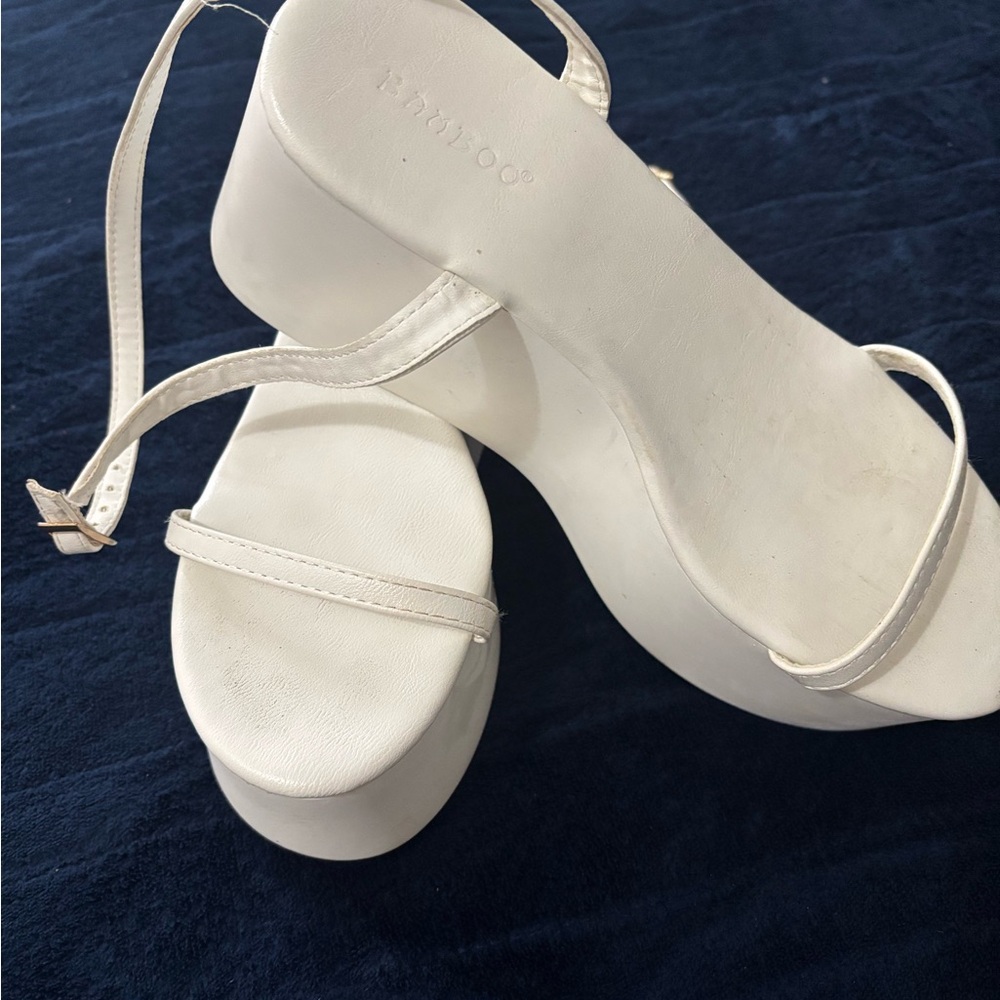 White Platform Sandals